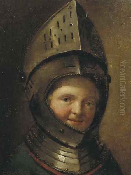 The young Knight Oil Painting by Dutch School