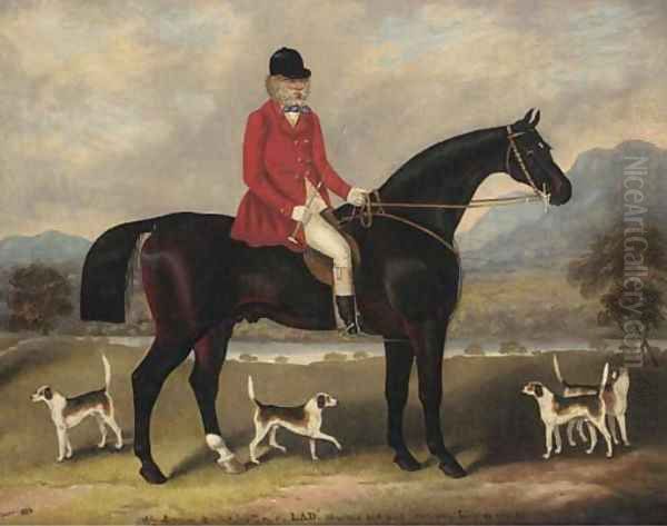 John Dawson Duckett on Lad Oil Painting by Samuel Spode