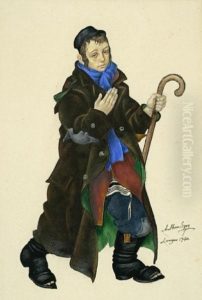 Homeless: An Eastern European Boy by Arthur Szyk