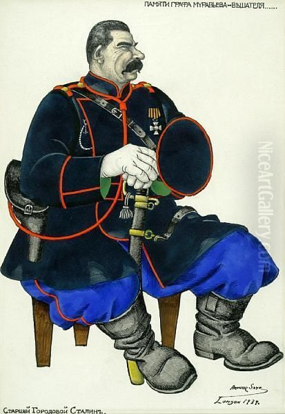 Stalin by Arthur Szyk