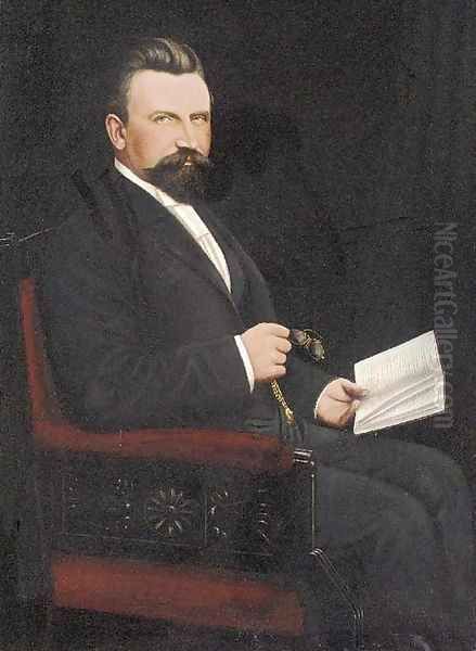 The founder, the late Mr. Daniel Smith Oil Painting by Alfred Smith