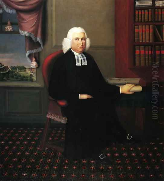 Reverend Eleazar Wheelock Oil Painting by Joseph Steward