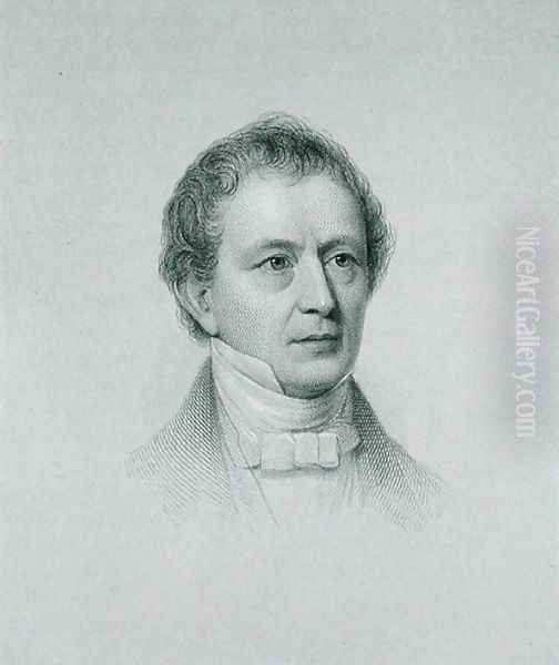 Edward Everett, engraved by John Cheney 1801-85 Oil Painting by Richard Morrell Staigg