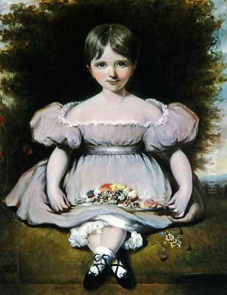 Lady Adeliza Fitzalan Howard, c.1836 Oil Painting by H. Smith