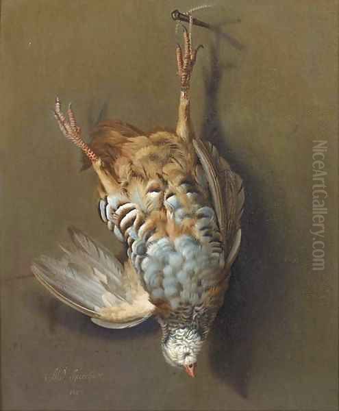 A hunter's prize Oil Painting by Michel Joseph Speeckaert