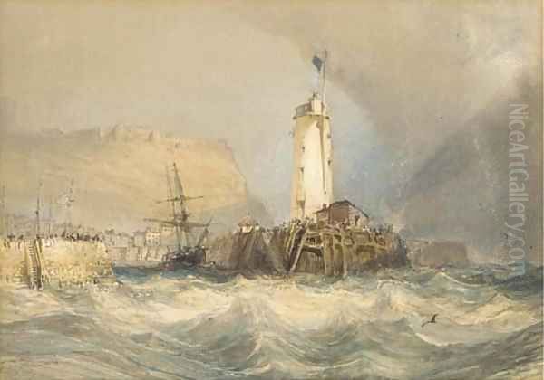 Coming out on the tide Oil Painting by William Collingwood Smith