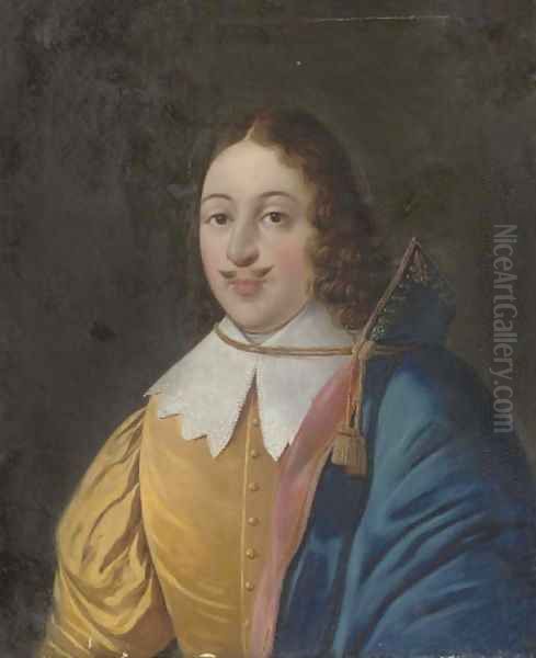 Portrait of a cavalier Oil Painting by Continental School