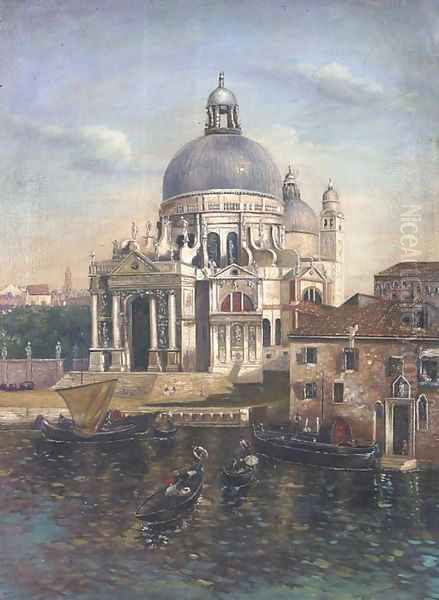 Santa Maria della Salute Oil Painting by Continental School