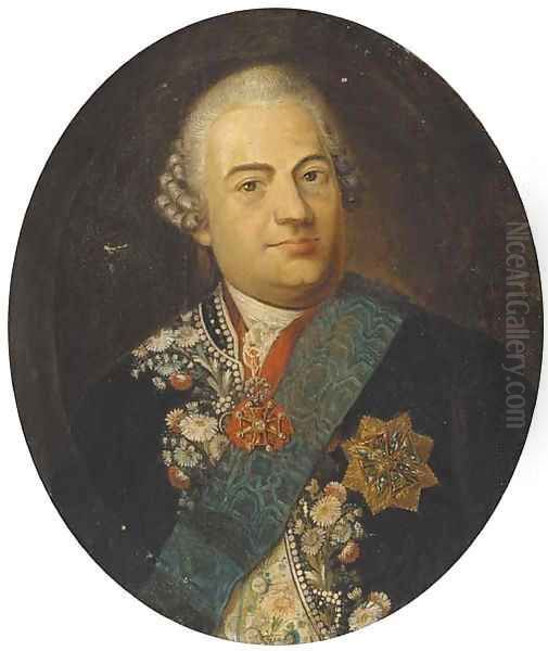 Portrait of Graf von Munich Oil Painting by German School