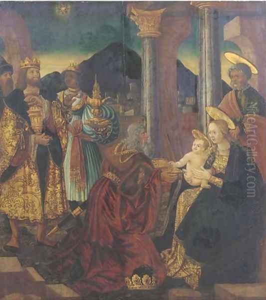 The Adoration of the Magi Oil Painting by German School