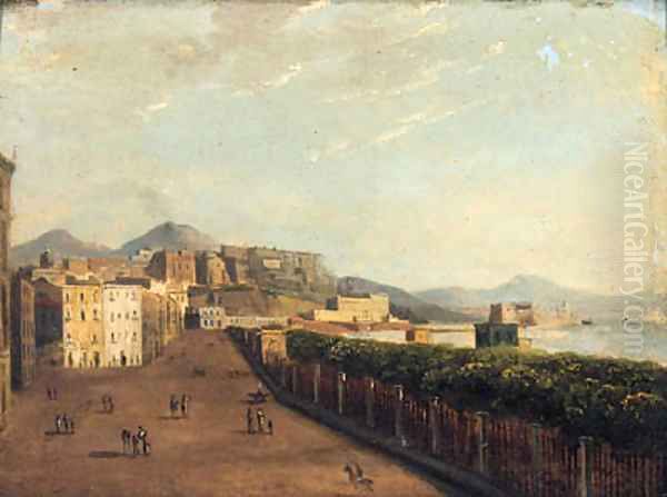 View Of The Chaija, Naples Oil Painting by Neapolitan School