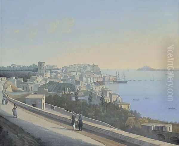 Pozzuoli (illustrated) Oil Painting by Neapolitan School