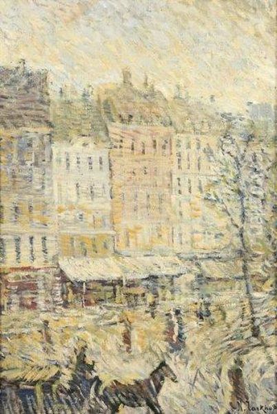 Vue De Paris Oil Painting by Nicolas Tarkhoff