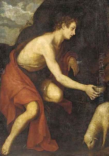 Saint John the Baptist Oil Painting by Florentine School