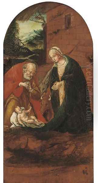 The Holy Family Oil Painting by Florentine School