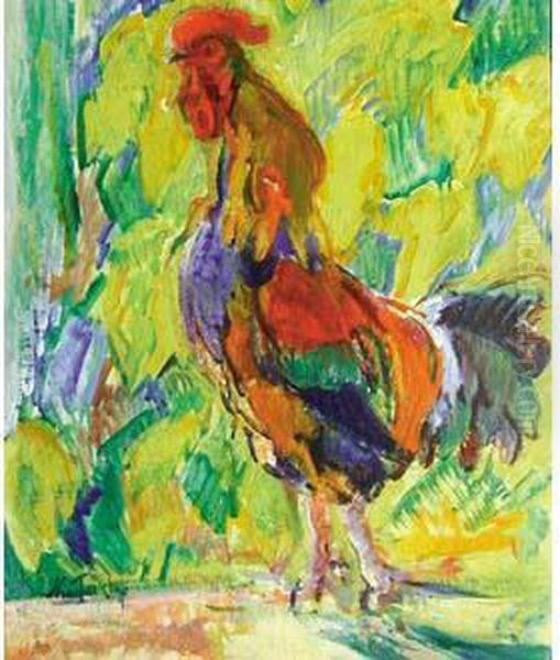 Le Coq Oil Painting by Nicolas Tarkhoff