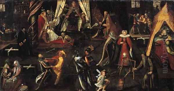 An Allegory of Death Oil Painting by Flemish School