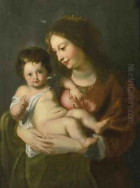 The Madonna and Child Oil Painting by Flemish School