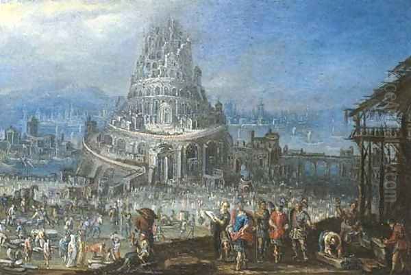 The Tower of Babel Oil Painting by Flemish School