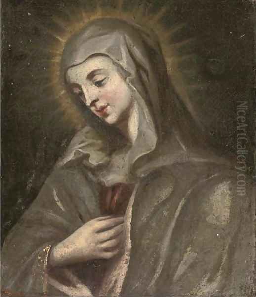 The Virgin Oil Painting by Flemish School