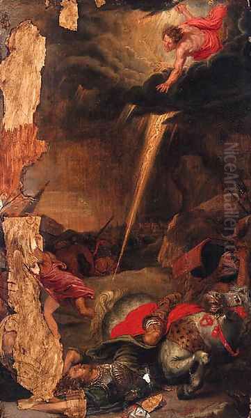 The Conversion of Saint Paul Oil Painting by Flemish School