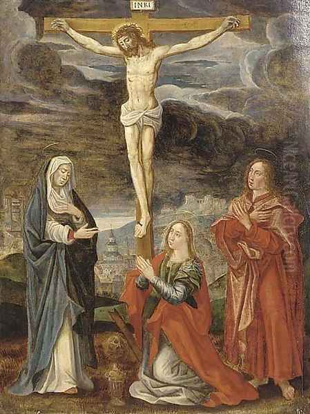 The Crucifixion 3 Oil Painting by Flemish School