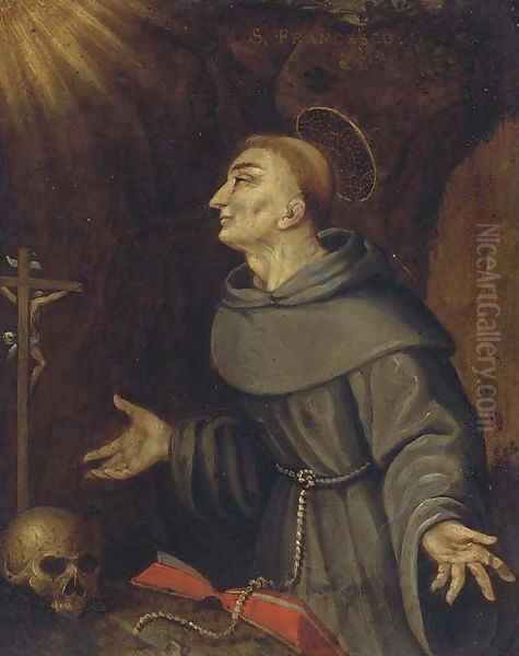 The Ecstacy of Saint Francis Oil Painting by Flemish School