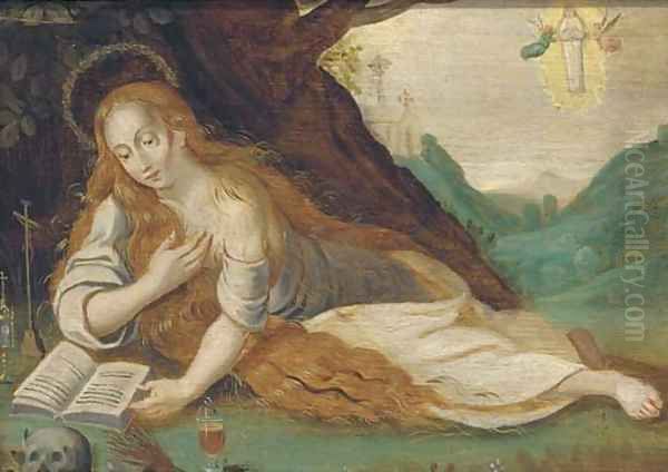 The Penitent Magdalen Oil Painting by Flemish School