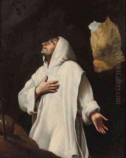 A Carthusian monk in ecstasy Oil Painting by Flemish School