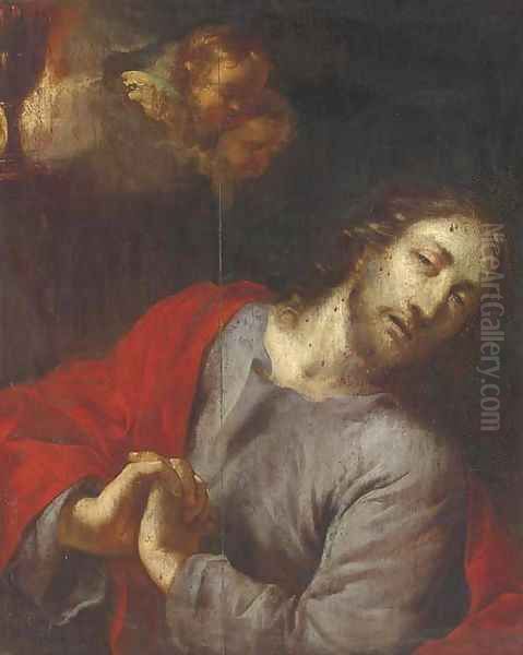 Christ the Man of Sorrows Oil Painting by Flemish School