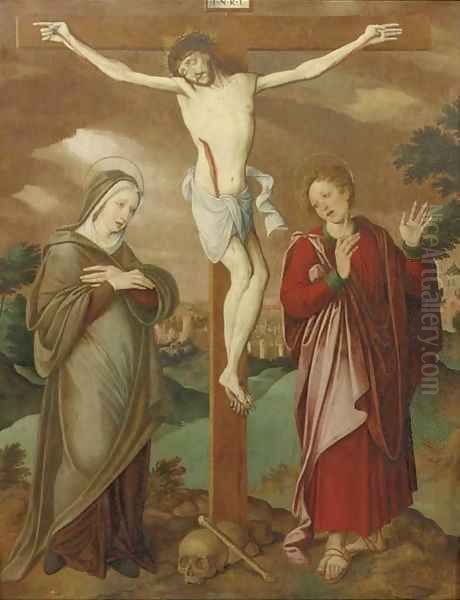 The Crucifixion 2 Oil Painting by Flemish School