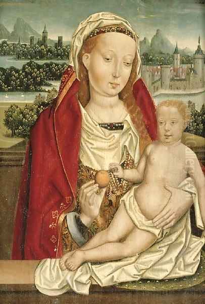 The Madonna and Child 2 Oil Painting by Flemish School