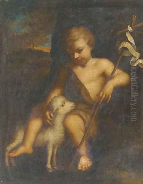 The Infant Saint John the Baptist Oil Painting by Lombard School