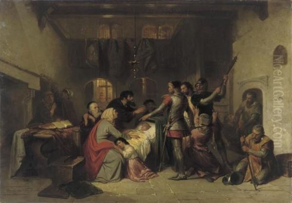 The Arrest Oil Painting by Herman Frederik Carel ten Kate