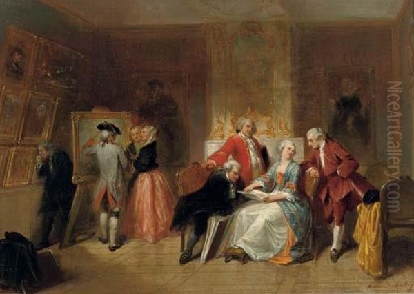 The Connaisseurs Oil Painting by Herman Frederik Carel ten Kate