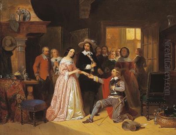 Richiesta Di Matrimonio Oil Painting by Herman Frederik Carel ten Kate