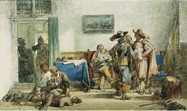 The Arrest Oil Painting by Herman Frederik Carel ten Kate