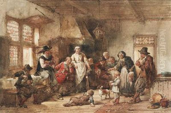 The Little Commedian Oil Painting by Herman Frederik Carel ten Kate