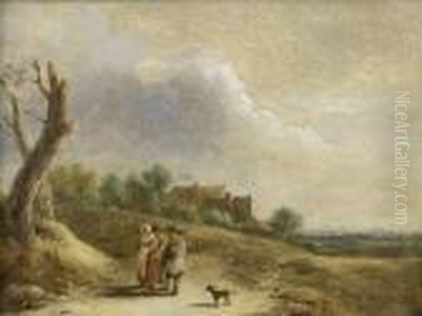 Paysans Dans La Plaine by David The Younger Teniers