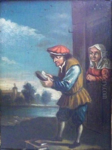 Gardner Oil Painting by David The Younger Teniers