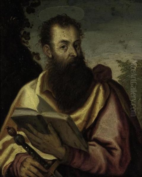 Saint Paul Oil Painting by David The Younger Teniers