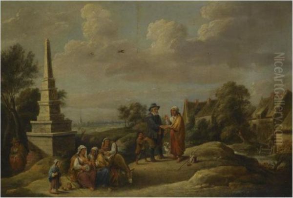 The Fortune Teller Oil Painting by David The Younger Teniers