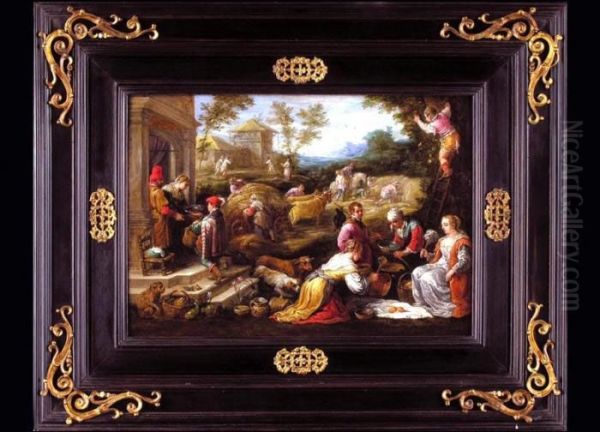 Allegorie Des Sommers Oil Painting by David The Younger Teniers