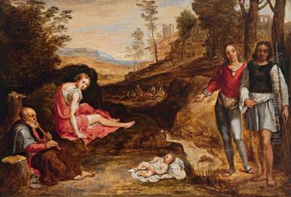 Il Ritrovamento Di Paride Oil Painting by David The Younger Teniers