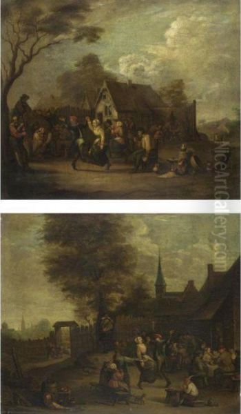 Feste Paesane Oil Painting by David The Younger Teniers