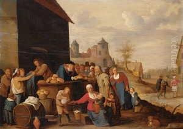 Nachfolge

 Die Sieben Werke Der Oil Painting by David The Younger Teniers