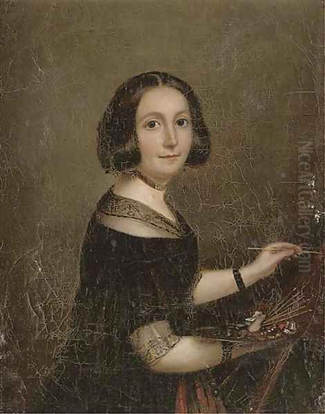 Self-portrait of a lady Oil Painting by Spanish School