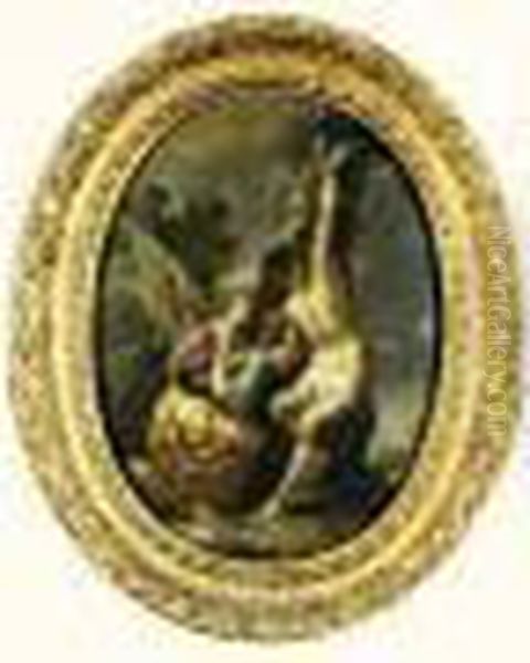 Saint Sebastien Soigne Par Un Ange Oil Painting by David The Younger Teniers