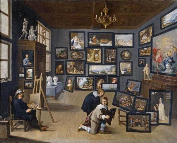 - Oil Painting by David The Younger Teniers