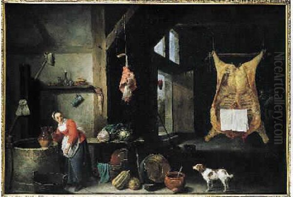 E.t. Oil Painting by David The Younger Teniers